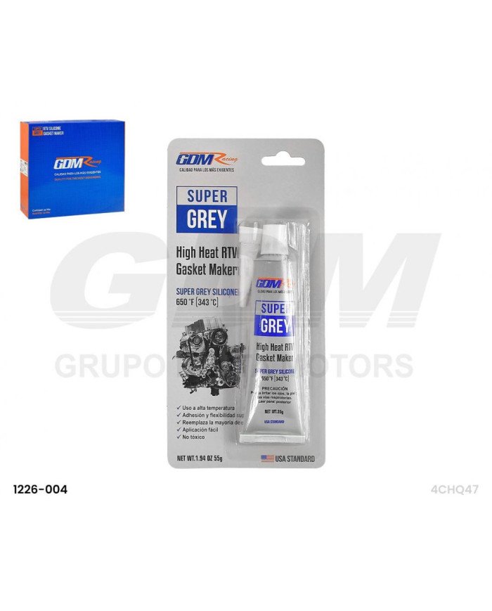SILICONA MOTOR GREY 55G GDM