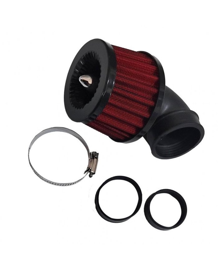 FILTRO AIRE CONICO 45MM CURVO LUJO BJR