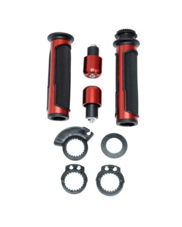PUÑOS MANUBRIOS UNIVERSAL ROJO BARRACUDA CCKAPA