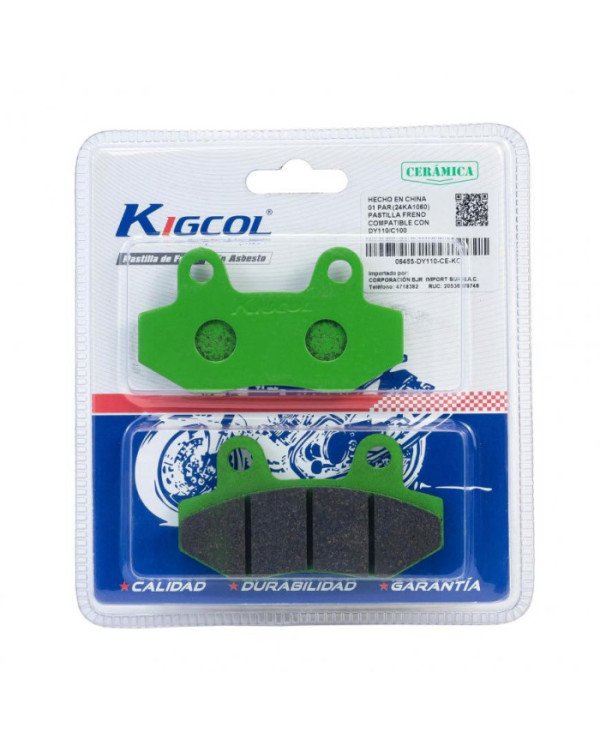 PASTILLA FRENO WAVE 100-110  CERAMICA KIGCOL