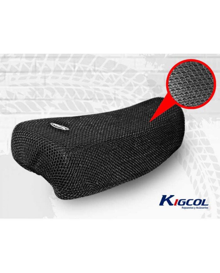 FORRO ASIENTO MALLA NEGRO/ KICGOL  UNIVERSAL