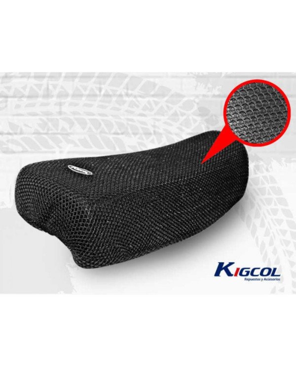 FORRO ASIENTO MALLA NEGRO/ KICGOL  UNIVERSAL