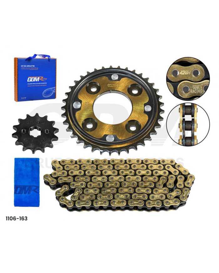 KIT ARRASTRE 428H-120L-36T-14T WAVE 110S GDM