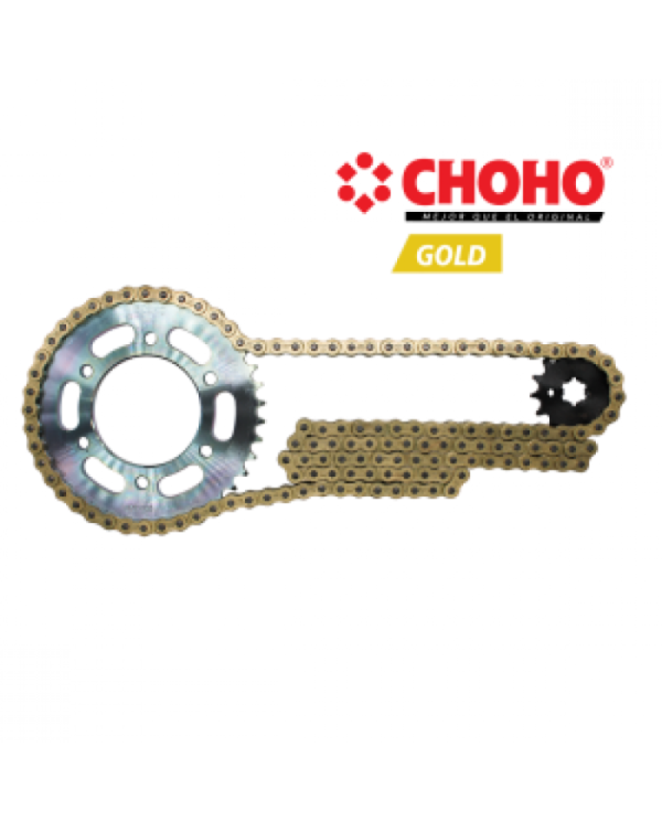 KIT ARRASTRE FZ16/FAZER 40T/14T 428H-128L GOLD CHOHO