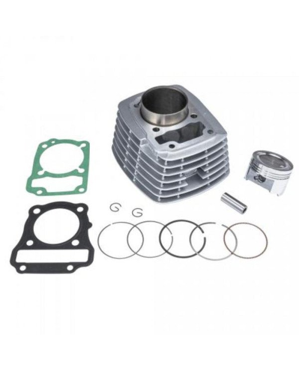 CILINDRO KIT HONDA CB1/GL125 (52.4MM) PLATA KIGCOL