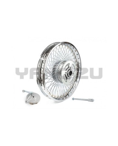 ARO POST 2.15X18 TRENZADO(F/ZAPATA) RAYO(F/VARILLA)(4H)(1CATALINA 50T)(C/EJE 15X230MM)CROMADO