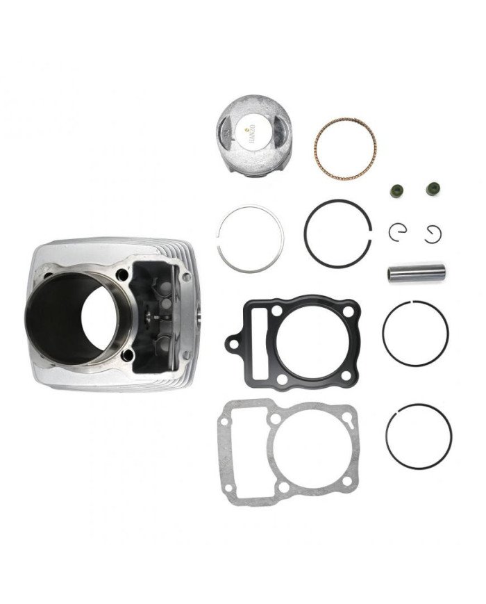 CILINDRO STD CON EMPAQUES 67.00MM (PIN 16MM) HONDA CG250 VARILLERA HANZO
