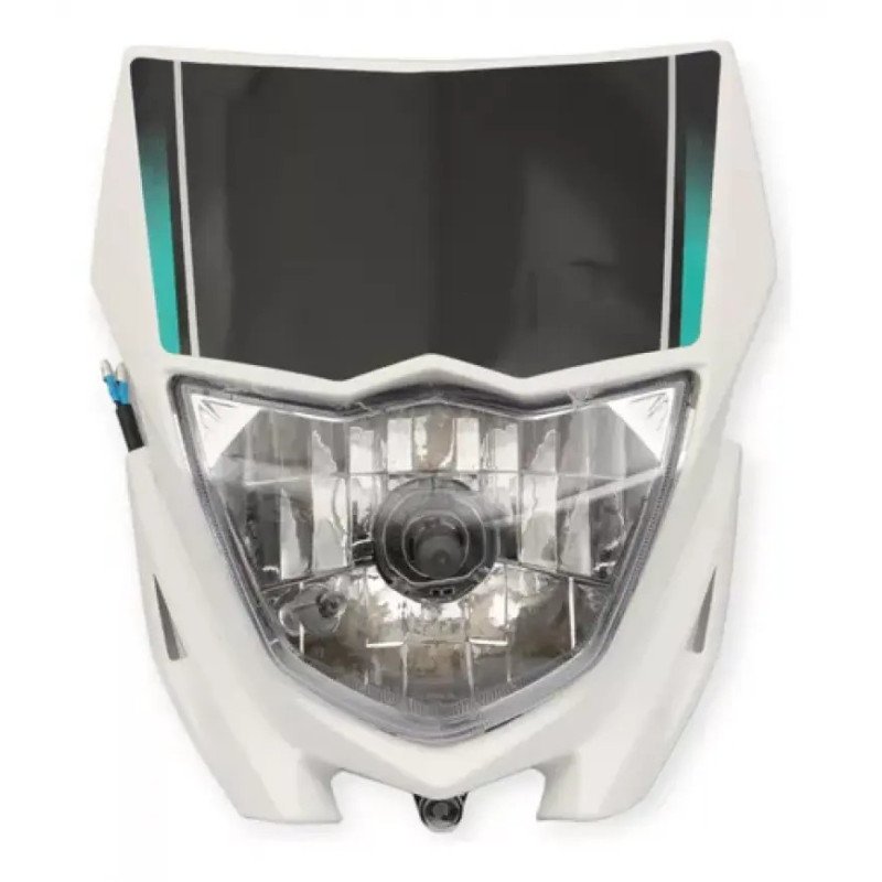 MASCARA+FARO YAMAHA XTZ125 BLANCO