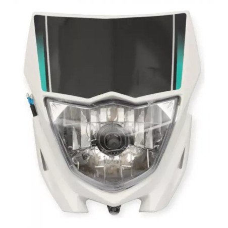 MASCARA+FARO YAMAHA XTZ125 BLANCO