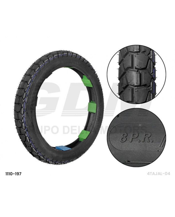 LLANTA 90/90-19 TAJAL GOLD UB722 MIXTA