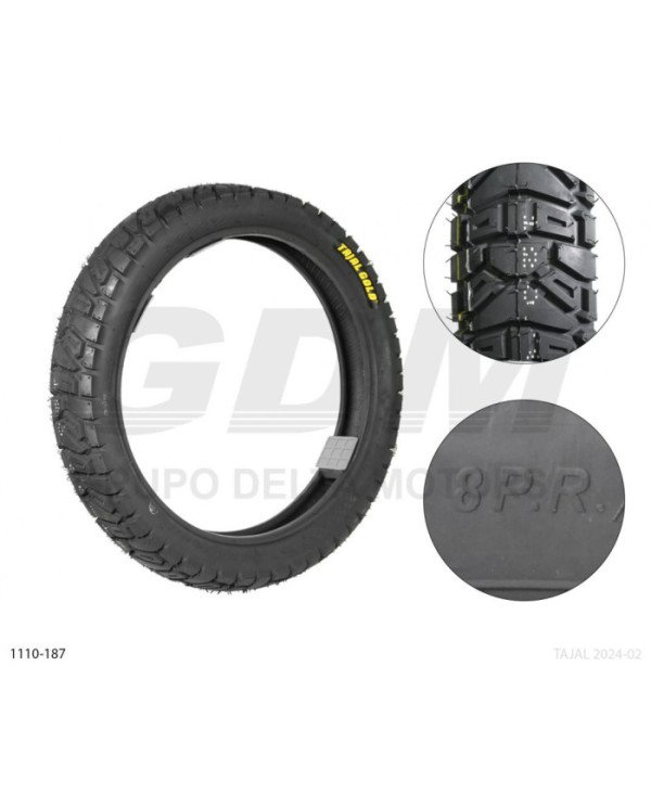 LLANTA 120-80-18 (460-18) TT TAJAL GOLD UBD099 MIXTA