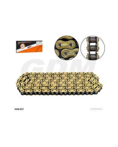 CADENA 428H 150L DORADA GDM