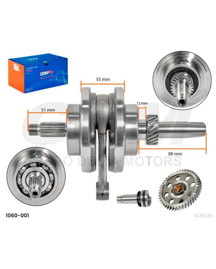 CILINDRO KIT WX150/ITK-150SZ 13MM GDM