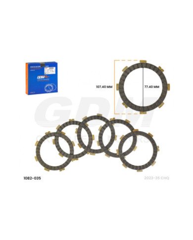 DISCO EMBRAGUE DISCOVER125S 5D GDM