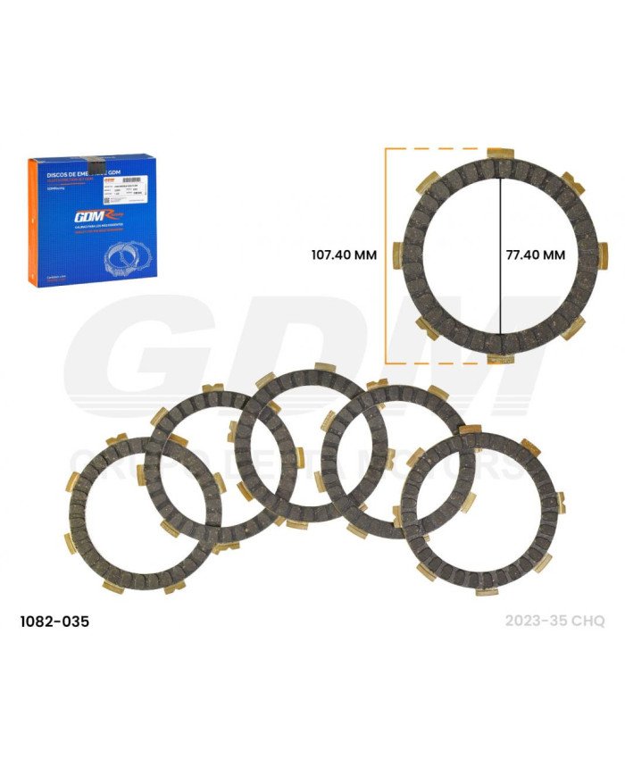 DISCO EMBRAGUE DISCOVER125S 5D GDM