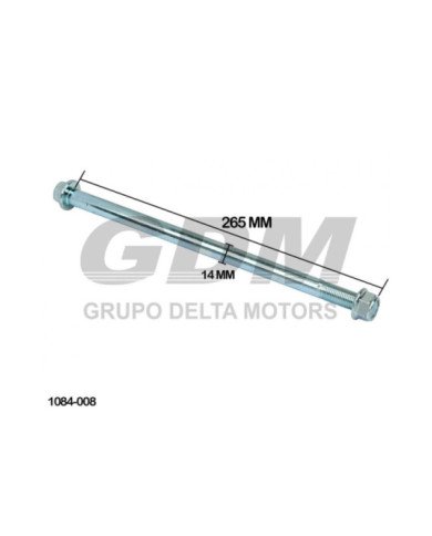 EJE TRAPECIO BROSS M14 (265MM) GDM