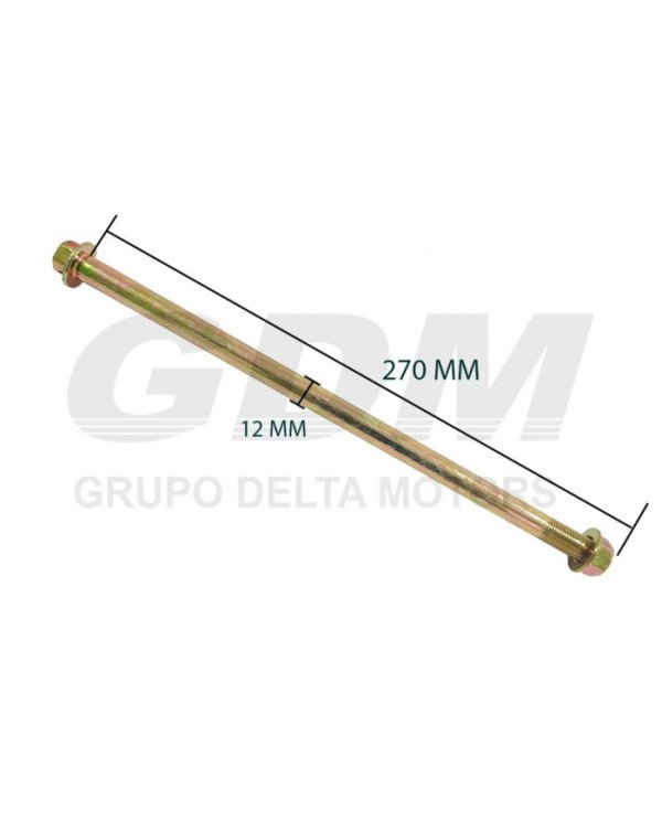 EJE TRAPECIO DORADO GL M12 270MM GDM