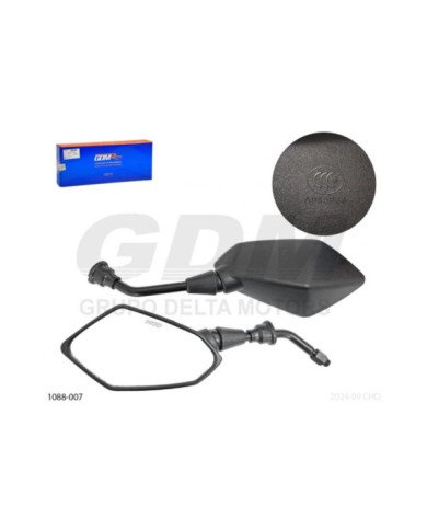 ESPEJO ROMBO 10MM 8L BROSS GDM