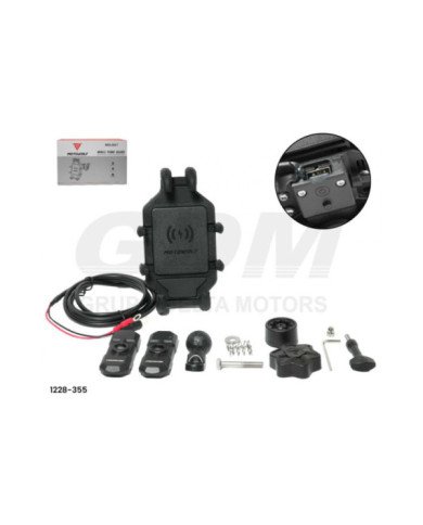 PORTA CELULAR CARGA/INALAMBRICO P/TIMON MOTOWOLF