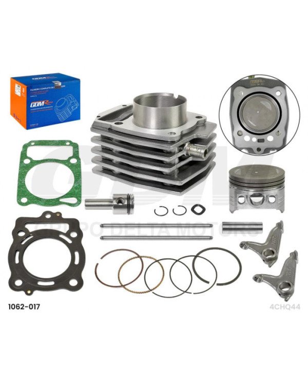 CILINDRO KIT CG-YX300 AGUA 72MM GRIS GDM
