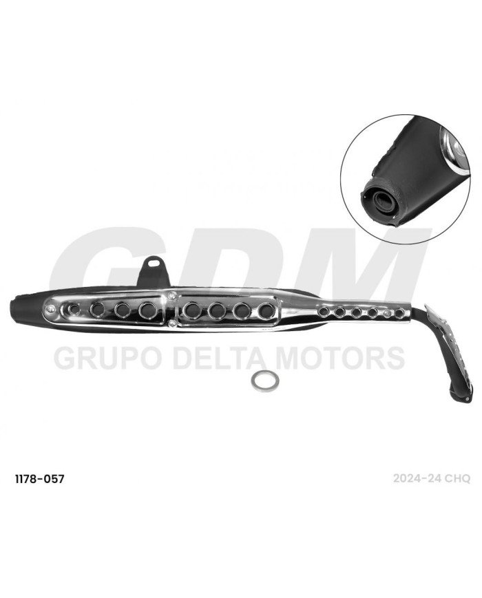 TUBO ESCAPE DAX70 GDM