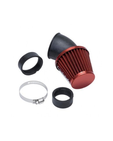 FILTRO AIRE CONICO LARGO  ROJO BJR