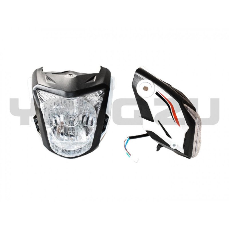 MASCARA+FARO DELT WXBULLET 150 YZ BLANCO