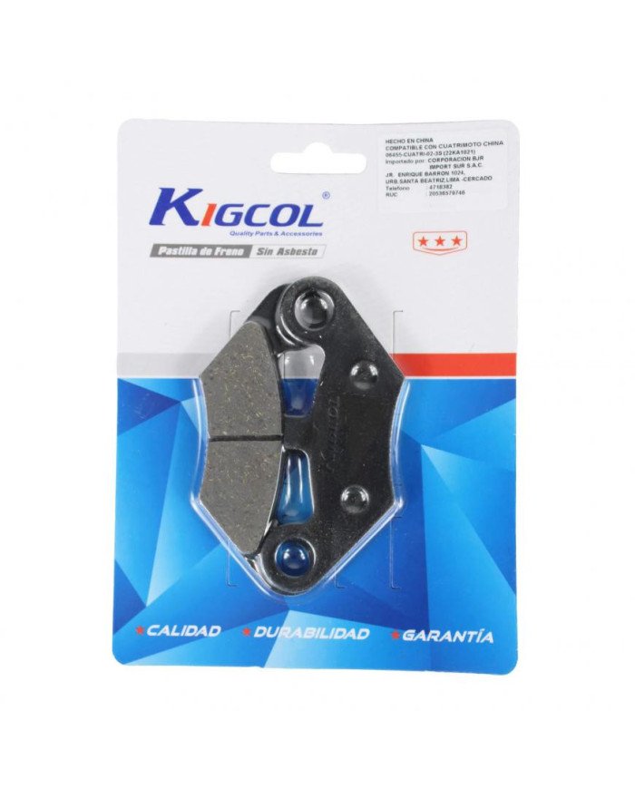 PASTILLA FRENO DELT DAX- CUATRIMOTO KIGCOL