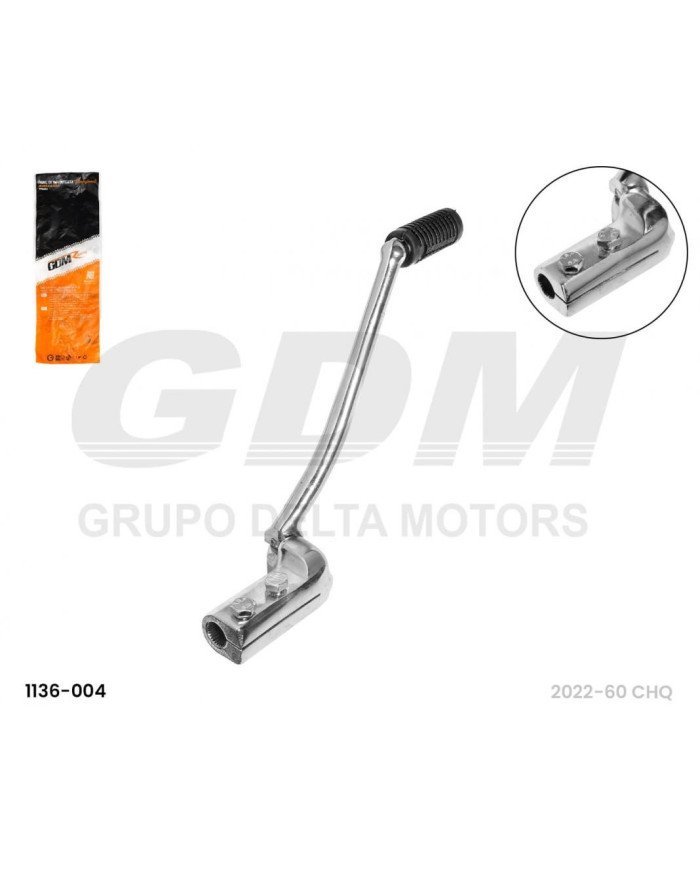 PEDAL ARRANQUE CARGUERO 2P GDM