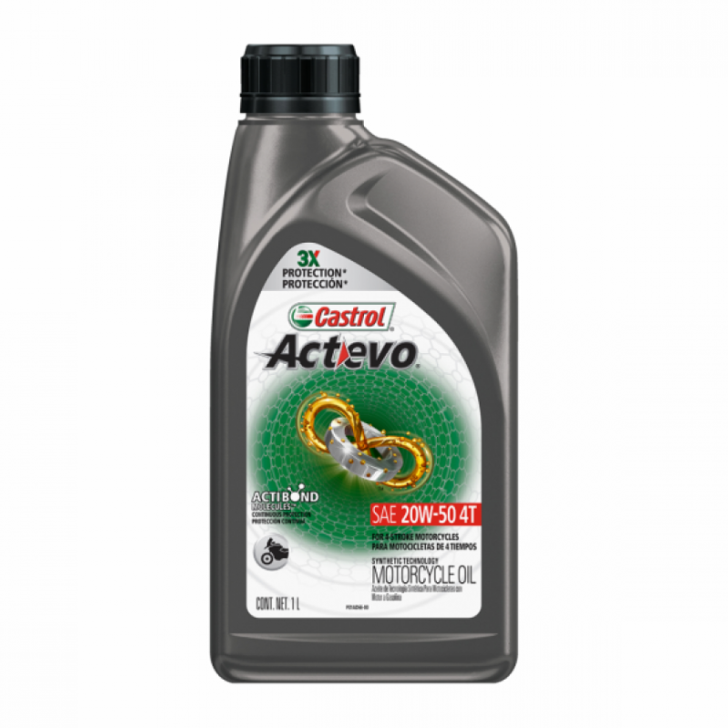 ACEITE CASTROL 20W50 ACTEVO SEMISINTETICO