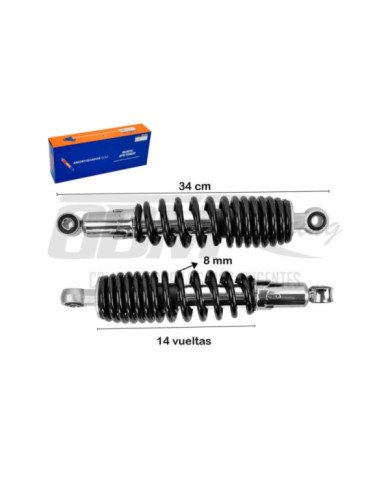 AMORTIGUADOR MTKR NEGRO WX GDM