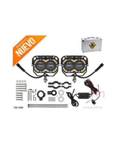 FARO EXPLORADOR COMPL. DOBLE LED DUAL PRO-A20 25000LM