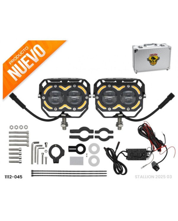 FARO EXPLORADOR COMPL. DOBLE LED DUAL PRO-A20 25000LM