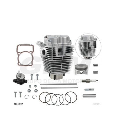 CULATA CABEZAL COMPLETO CG250  67MM GDM