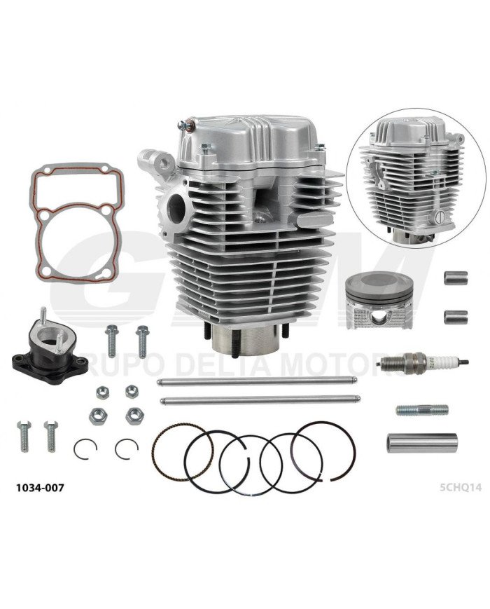 CULATA CABEZAL COMPLETO CG250  67MM GDM