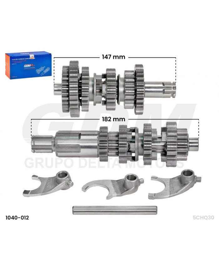 CAJA TRANSMISION C/BALANCEADOR CG250 GDM