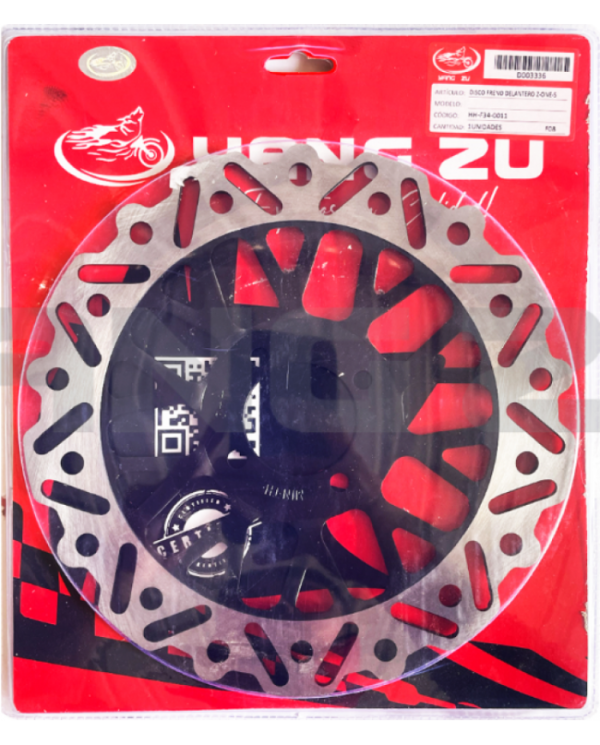 DISCO FRENO DELANTERO Z-ONE-S(4H)(4MM)(50/239MM)(O/O49MM)