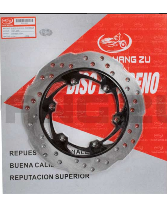 DISCO FRENO POSTERIOR PLANO PLNS200/ (230/110MM 6H 6MM)