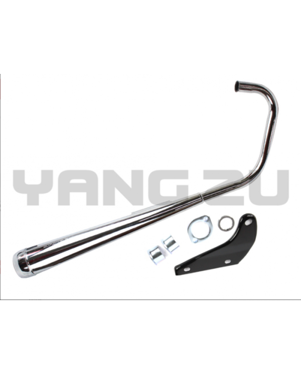 TUBO ESCAPE CROMADO CG125