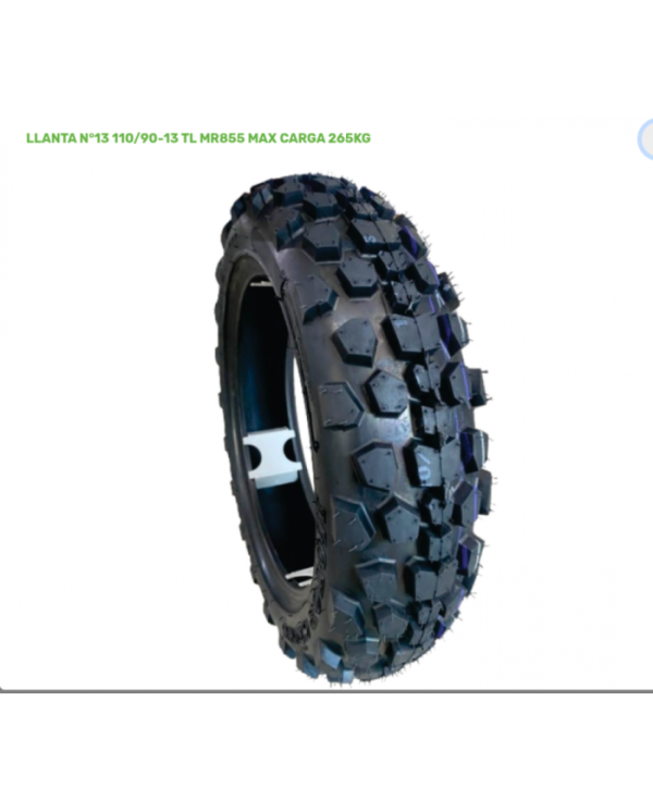 LLANTA 110-90-13 TL TROCHA