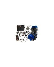 MOTOR MARCA YANG ZU CG350/ZMZH EJE LARGO VARILLERO AGUA C/RADIADOR Y ACCESORIOS(350CC,74MM)(M.GRUESA)(ESP.10MM)(1N2345) AZUL
