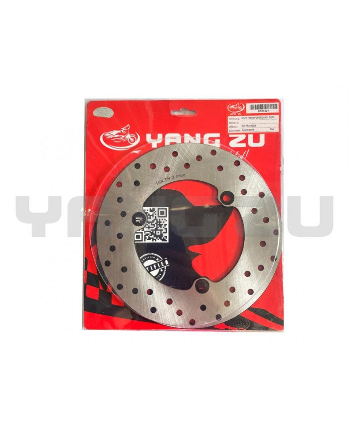 DISCO FRENO POSTERIOR FZ2.0/25(3H)(4MM)(220MM)(O/O102MM)