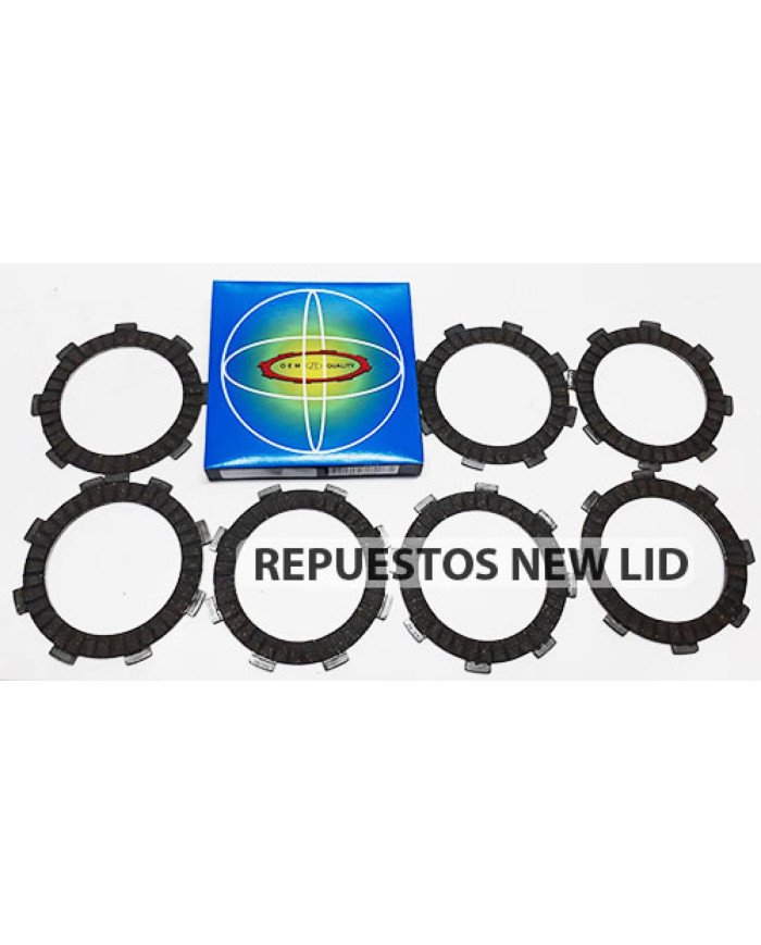 DISCO EMBRAGUE MTF/MTK 7PCS ANCHO JI C/AZ TW RCC