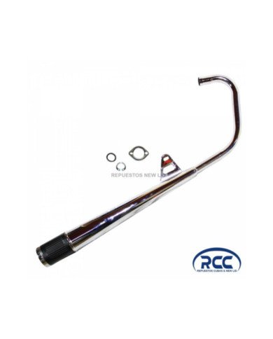 TUBO ESCAPE GL125 PESADO RCC CH