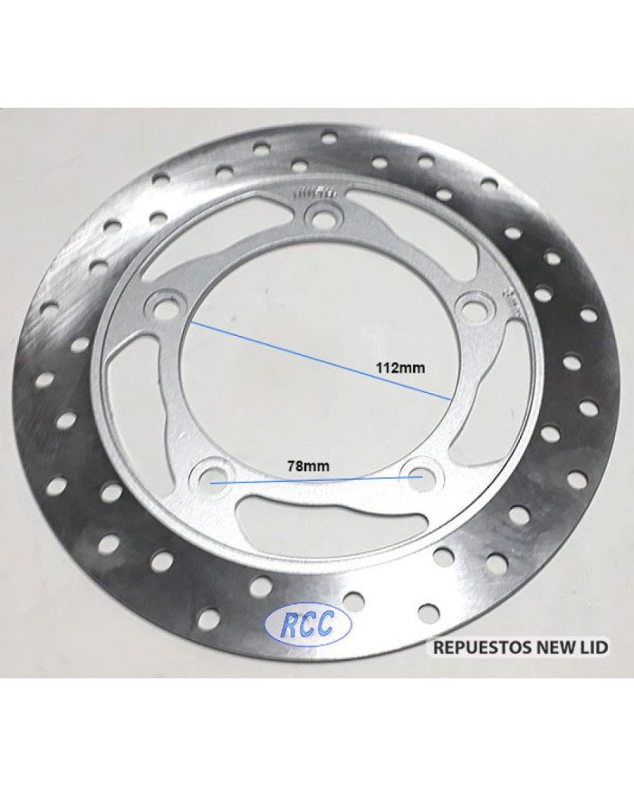 DISCO FRENO  DELT. PULSAR 135 RCC CH
