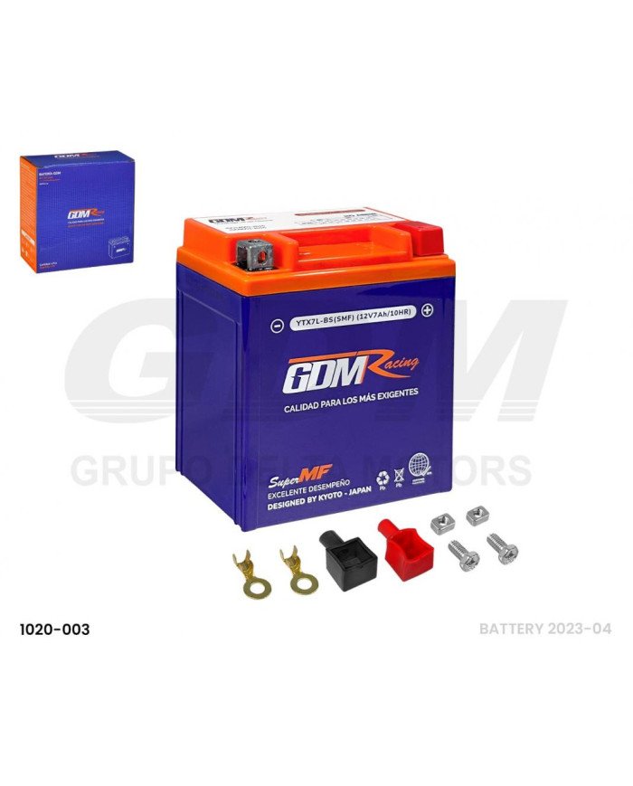BATERIA YTX7L-BS SMF GDM
