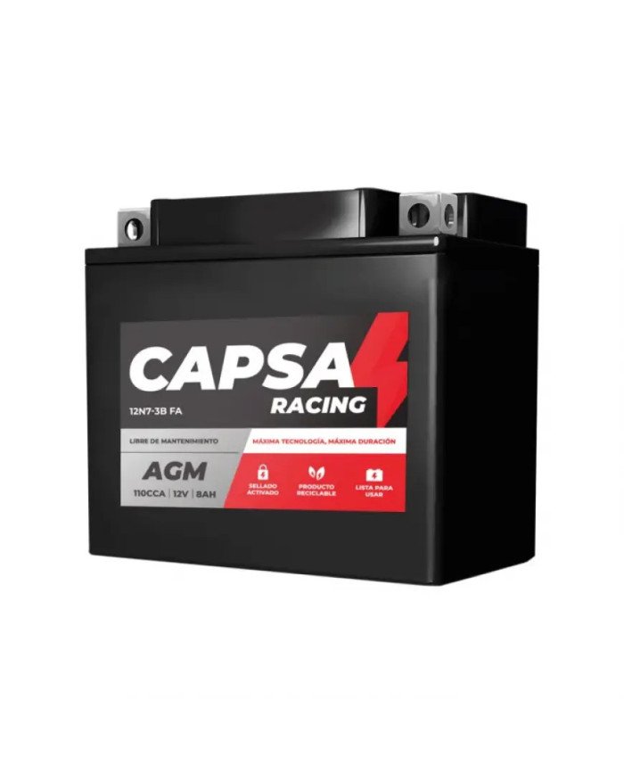 BATERIA 12V YTX7L-FA 85 CCA CAPSA