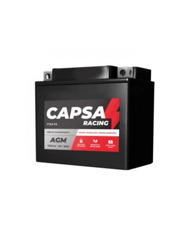 BATERIA 12V YTX9-FA 100 CCA CAPSA