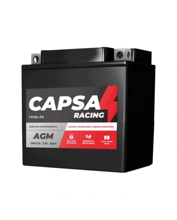 BATERIA 12V YTX5L-FA 70 CCA CAPSA