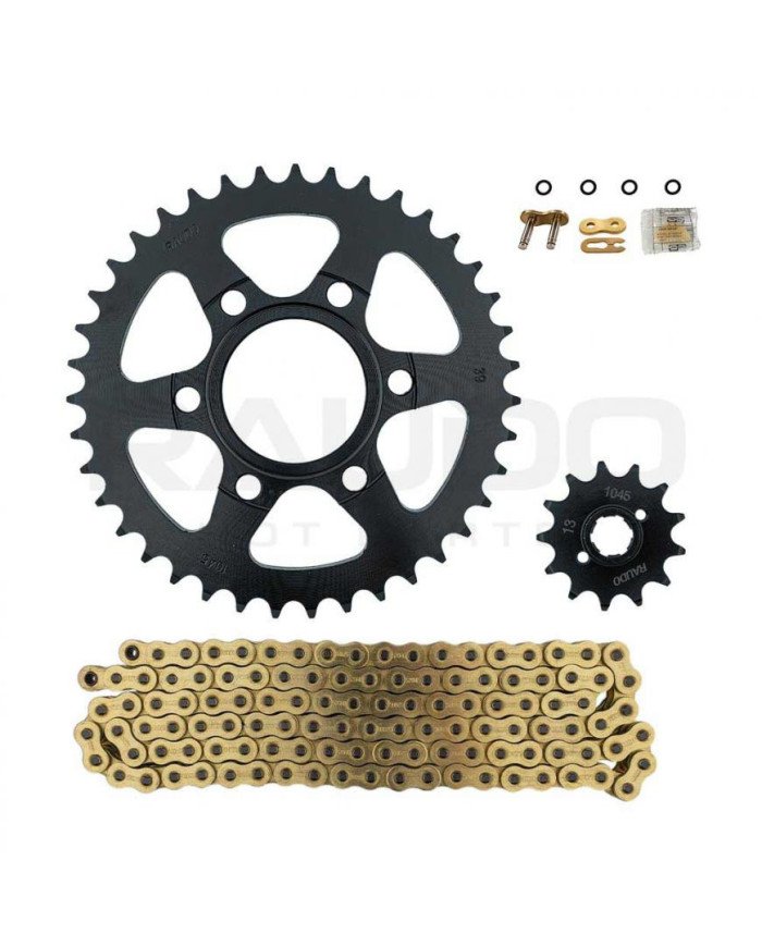 KIT ARRASTRE SSDA  520H O-RING 120L 39T /13T RAUDO